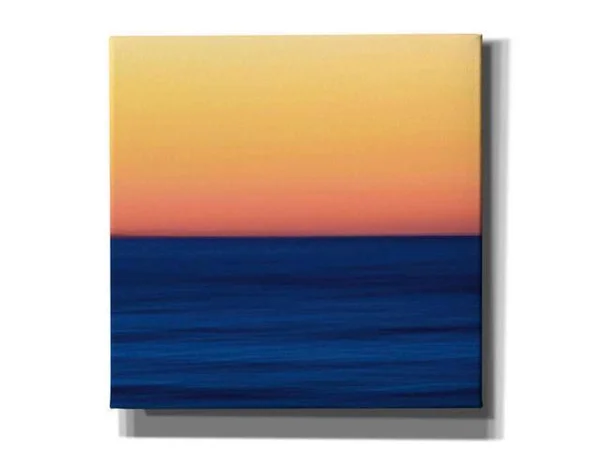 Epic Graffiti 'Fire Water' by Katherine Gendreau - Giclee Canvas Wall Art, 37 inchx37 inch, Size: 37 x 37, Orange