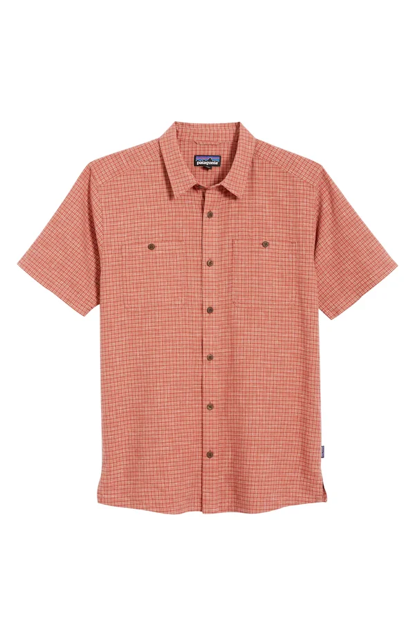 Patagonia Back Step Shirt - Men's Goshawk Dobby/New Navy - S