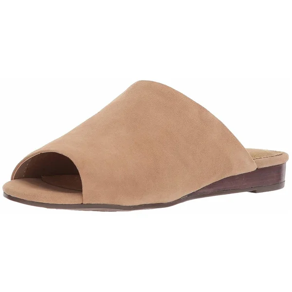 Aerosoles Women's Bitmap Slide - Size: 7.5, Tan Suede