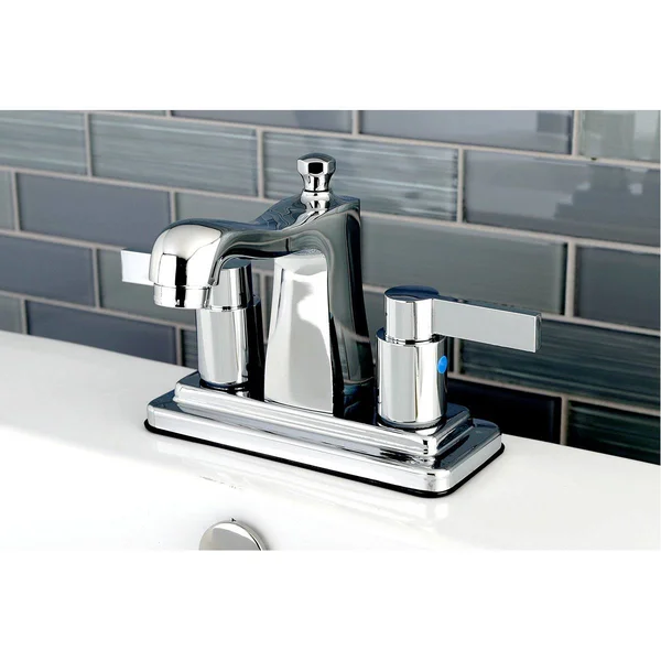 Kingston Brass FB4641NDL 4x22 Centerset Bathroom Faucet, Polished Chrome