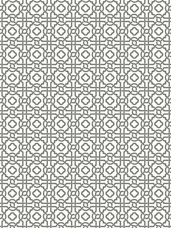 York Wallcoverings SS2597 Slate Pergola Lattice Wallpaper