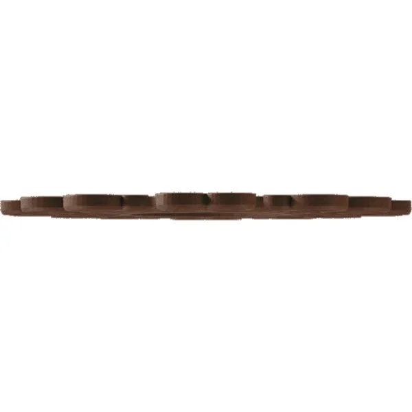 Ekena Millwork CMPP26RESCO 26x22OD x 9 7/8x22ID x 3/4x22P Reims Architectural Grade PVC Pierced Ceiling Medallion, Copper