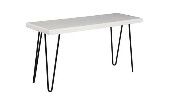 Carson Carrington Julo Wood Bench - Rustic White - 36 x 10.5 x 16