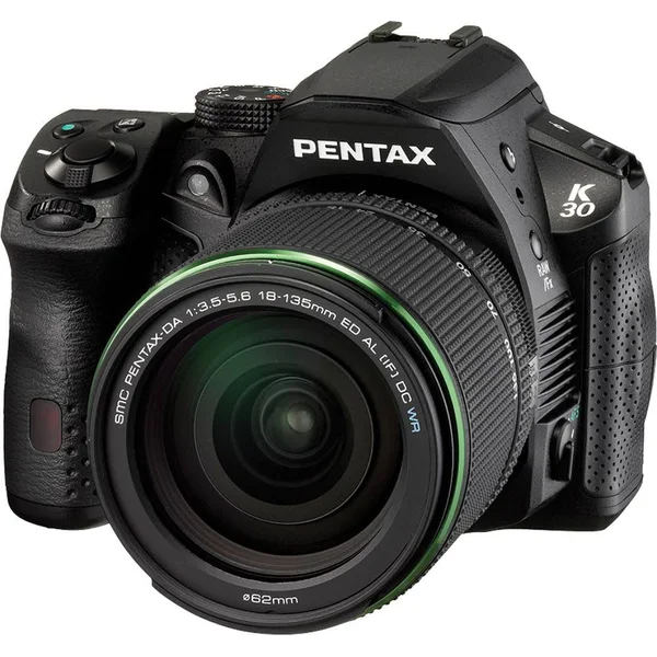 Pentax K-30 16.3 MP Digital SLR Camera - Black - DA 18-135mm WR Lens