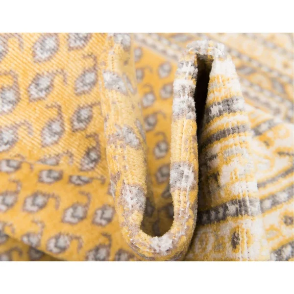 Unique Loom Allover Williamsburg Area Rug - 9& x 12& (Yellow)