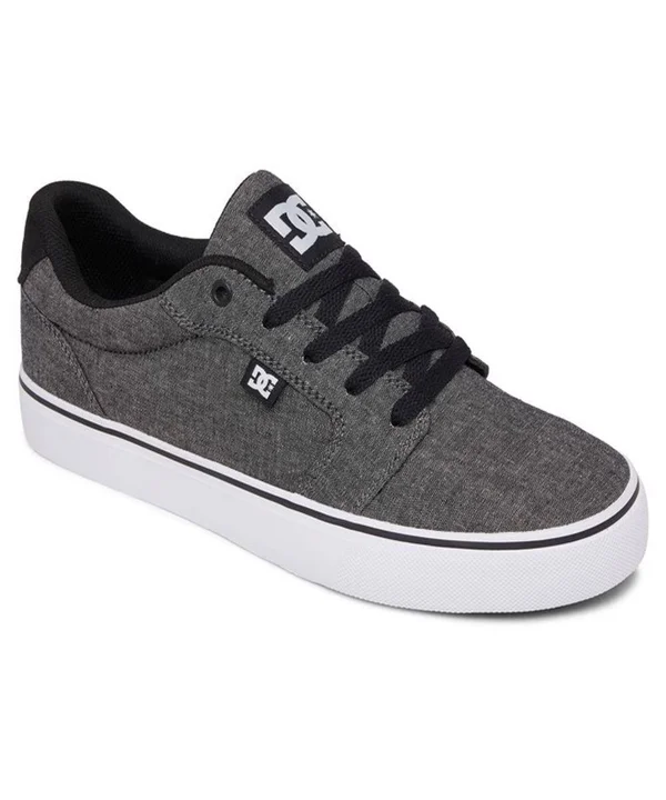 DC Shoes Mens Anvil Shoes - Black Resin, 11