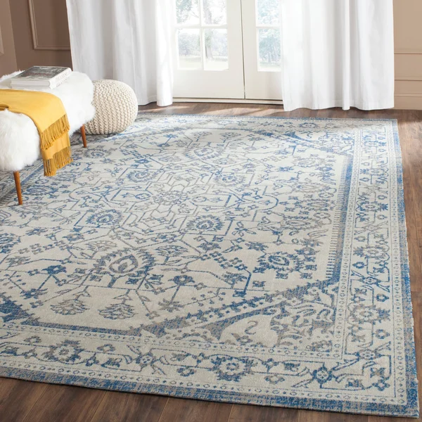 Safavieh Patina PTN318C Light Grey - Blue 8& x 10& Area Rug