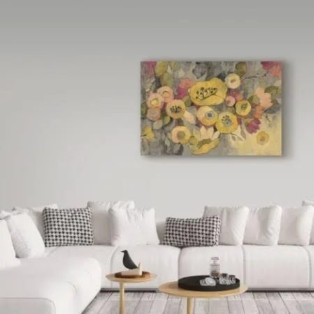 Trademark Fine Art Wap06822-C3047Gg Silvia Vassileva 'Yellow Floral du