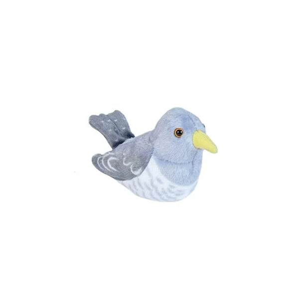 Wild Republic 19500 Common Cuckoo with Authentic Bird Sound - Soft Toy for Kids, 13cm, Grey
