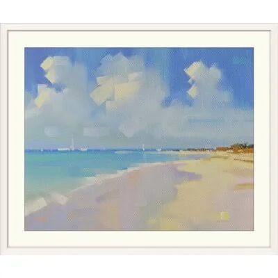 &Playa VIII& Alex Hook Krioutchkov Painting Print Great Big Canvas Size: 27x22 H x 32x22 W x 1x22 D - Format: White Framed