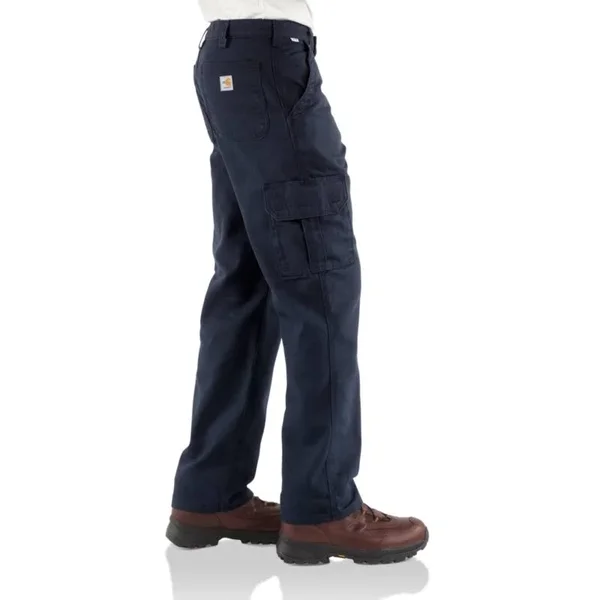 Carhartt Men's Flame Resistant Canvas Cargo Pant - 32x34 - Black