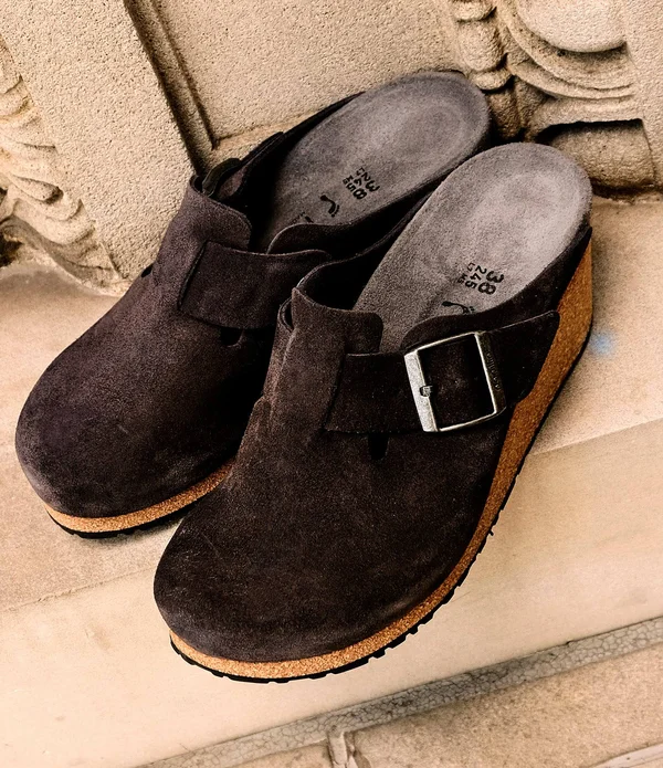 Birkenstock Women's Fanny Suede Leather Anthracite