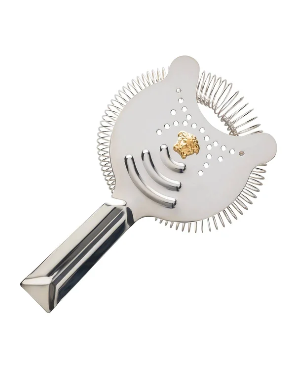 Versace Bar Cocktail Strainer - Size One Size - Metallic