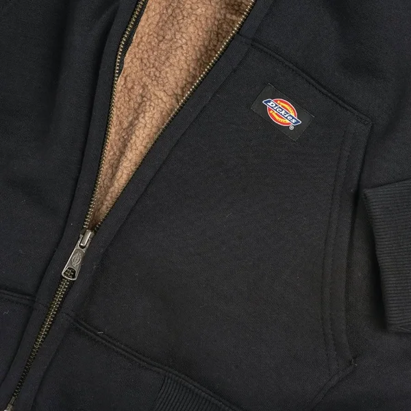 Dickies Men's Black Sherpa Lined Fleece