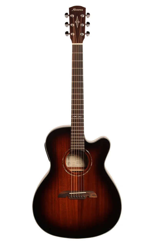 Alvarez AF66CESHB Folk Acoustic-Electric Guitar Shadow Burst