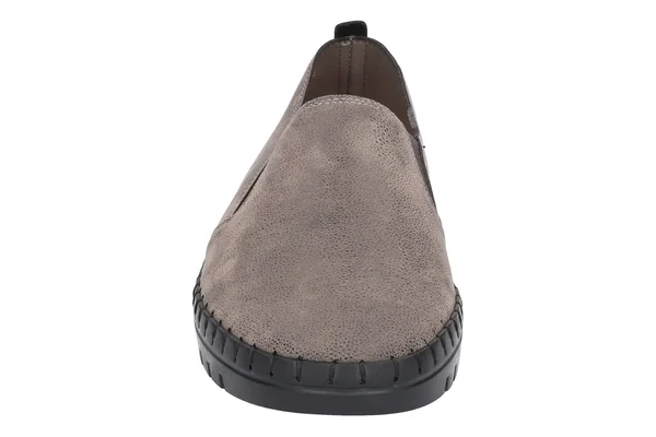Easy Street Fresh Women's Slip-On Sneakers, Size: 5.5, Med Grey