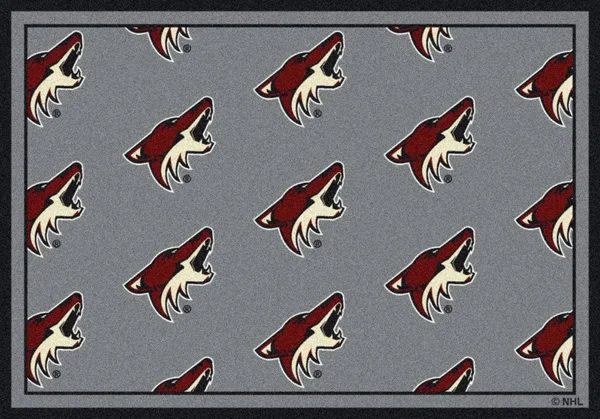 Milliken Arizona Coyotes NHL Team Repeat Area Rug - 7&8x22 by 10&9x22