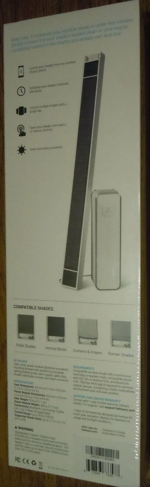 Axis Gear: Smart Blinds Controller