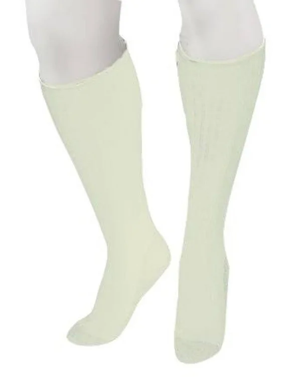 Juzo Soft Silver Sole Men's 30-40 mmHg Ribbed Knee High - IV, Regular, Black