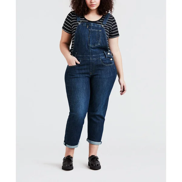 Levi&s Womens Plus Denim Solid Overall Jeans - Women's, Size: 22W, Blue