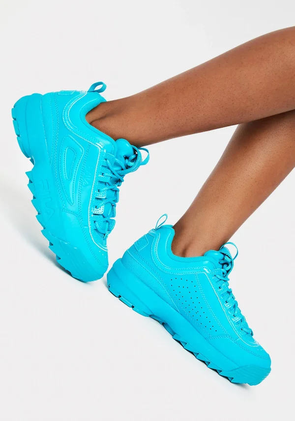 Fila Disruptor II Premium 6 Women's Blue