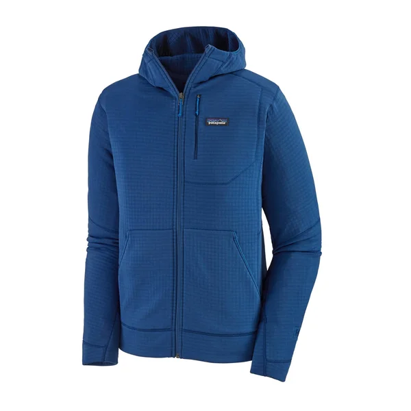 Patagonia Men's R1 Fleece Full-Zip Hoody, Superior Blue, XL
