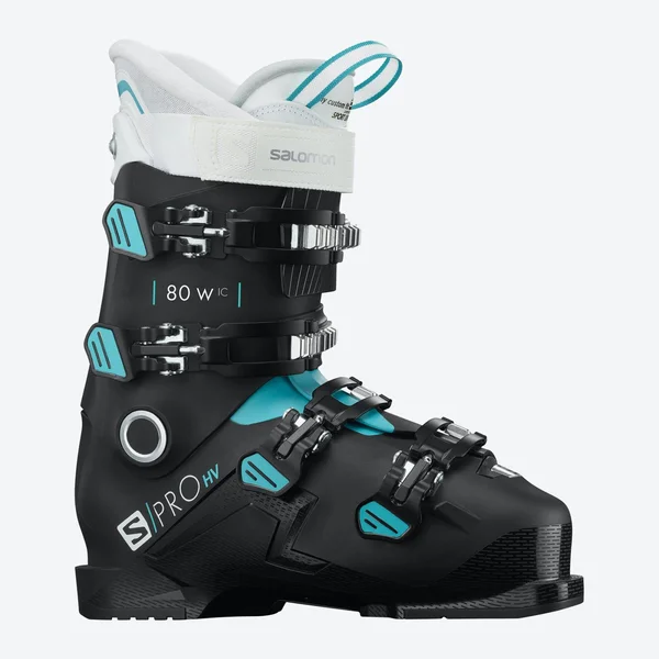 Salomon S/Pro HV 80 Women's IC Ski Boots 23.5 Black Scuba