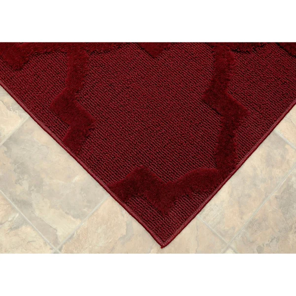 Garland Rug Quatro 6 ft. x 9 ft. Area Rug Cinder Gray