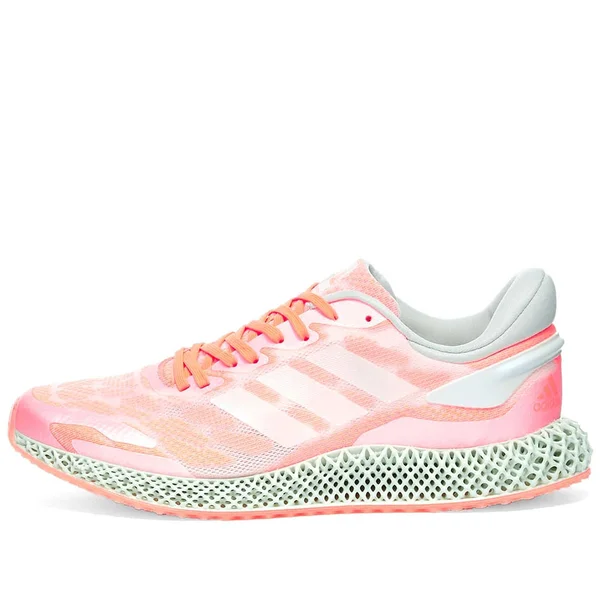 Adidas 4D Run 1.0 Footwear White Signal Coral - Size 8.5 Men