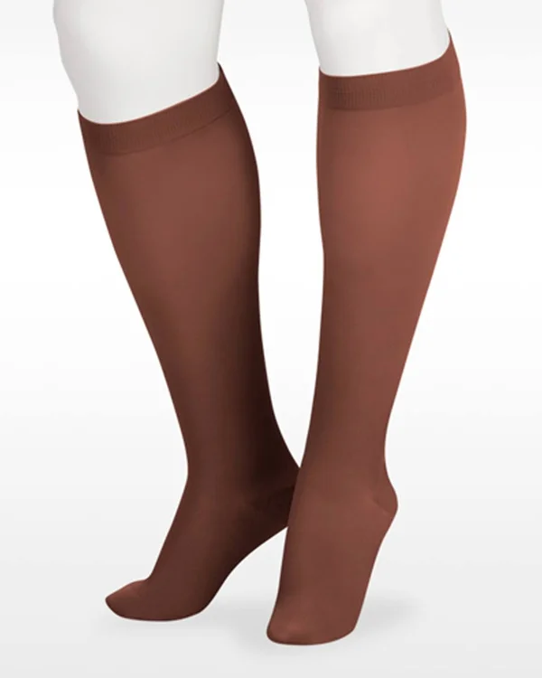 Juzo Soft 30-40 mmHg Open Toe Knee High - III, Regular, Navy