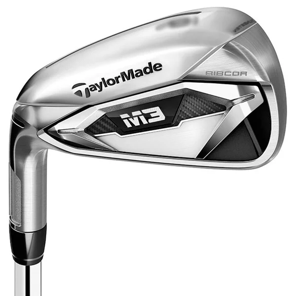 TaylorMade M3 Left-Handed 4-PW Iron Set Golf Clubs - Stiff Flex - Steel Shaft