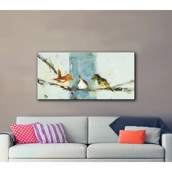 ArtWall Ninalee Irani&s Great VIEW - Gallery Wrapped Canvas - 24 x 48