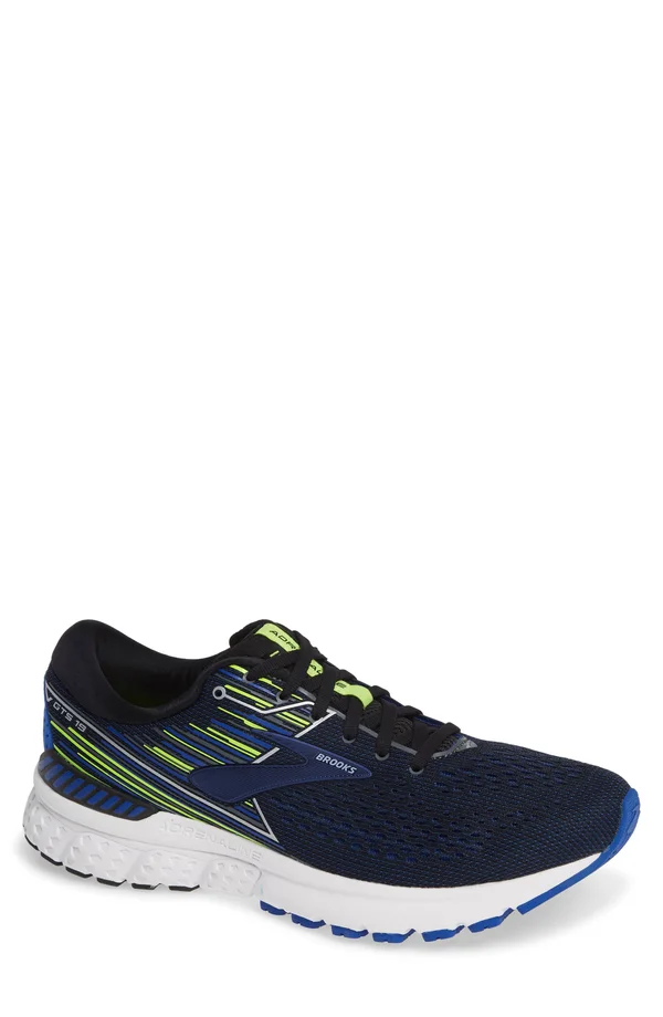 Brooks Adrenaline GTS 19 8.5, Black/Blue/Nightlife (Men's)
