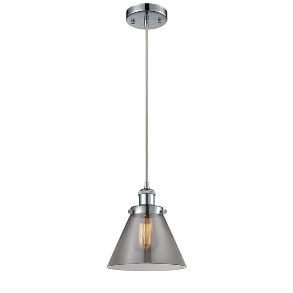 Innovations Lighting-Large Cone 1 Light Mini Pendant-916-1P-PC-G43-LED