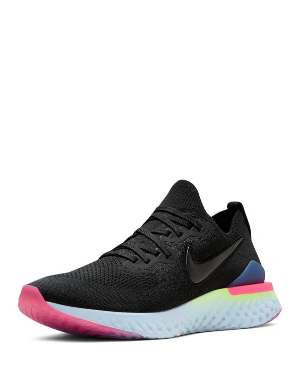 Nike Men's Epic React Flyknit 2 Running Shoes, Size: 7.5, White