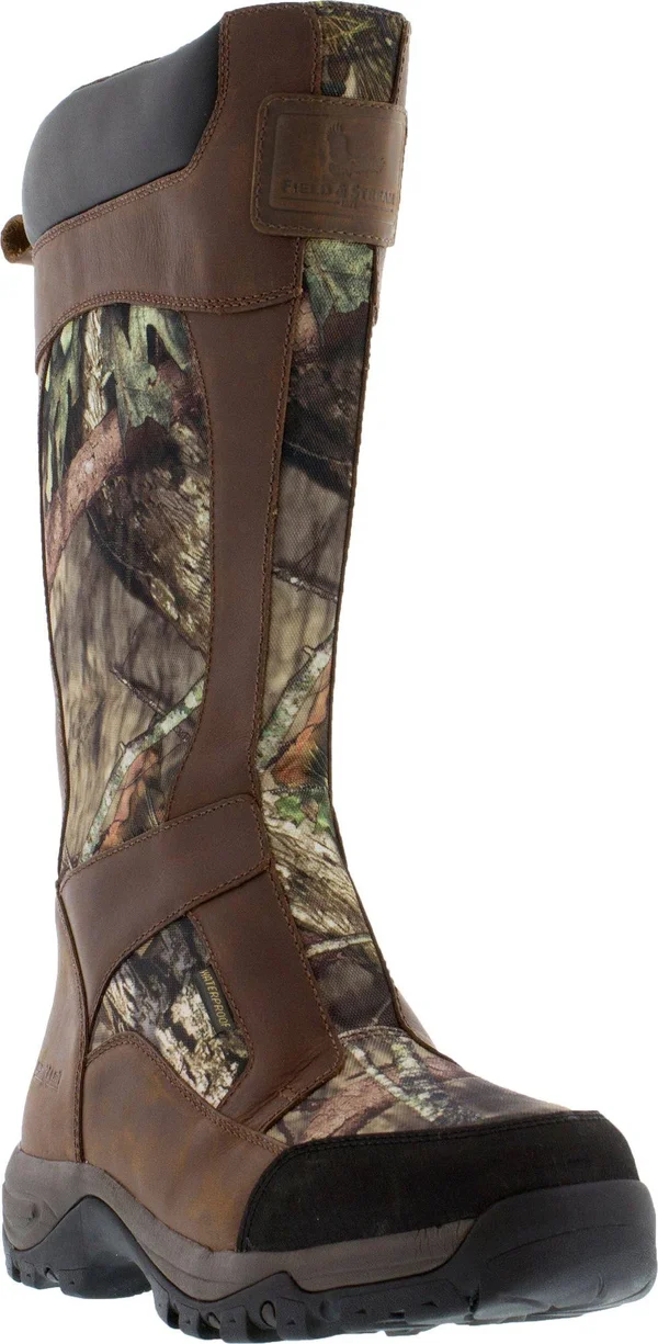 Field & Stream Men's Side-Zip Snake Boots, Size 8.5, Brown