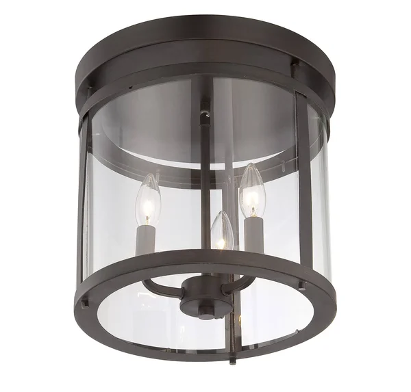 Savoy House 6-1043-3-13 - Penrose 3 Light Semi-Flush - English Bronze