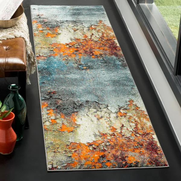 Safavieh Glacier Rug GLA125 Blue, 2&-3x22 x 14&