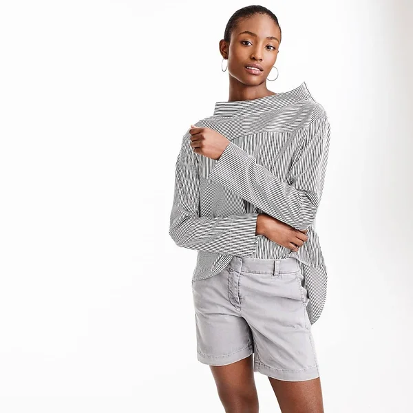 J.Crew Womens 7x22 Stretch Chino Short (Size 4)