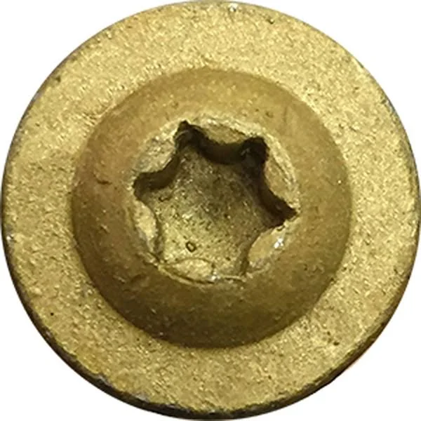 Screw Products .31 x 4 in. Bronze Star Exterior Construction Lag Screws - 100 Count