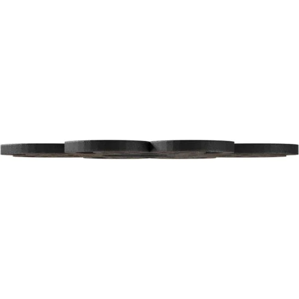 Ekena Millwork CMPP26COABS 26x22OD x 8 7/8x22ID x 3/4x22P Cohen Architectural Grade PVC Pierced Ceiling Medallion, Antiqued Bras