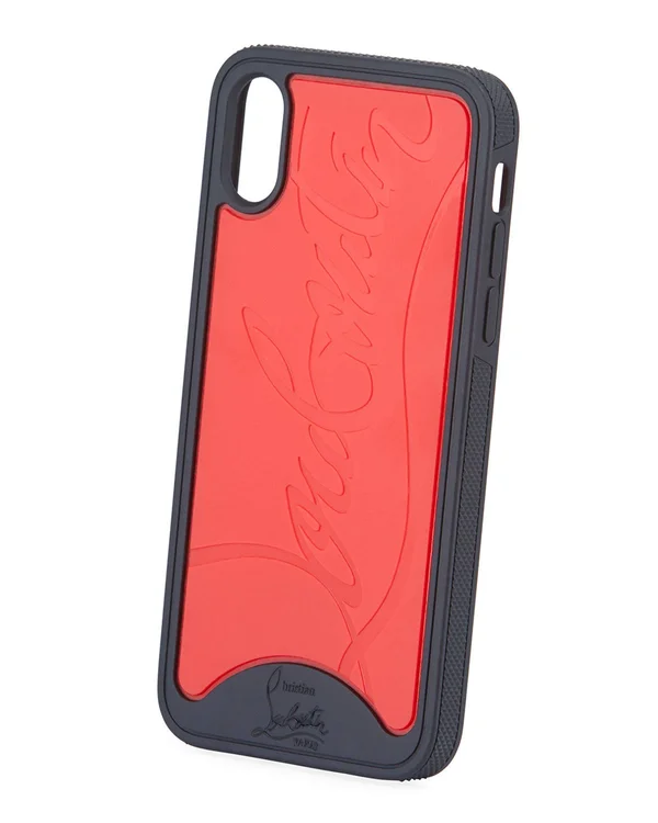 Christian Louboutin Loubiphone Sneaker iPhone X/XS Case-Black/Red