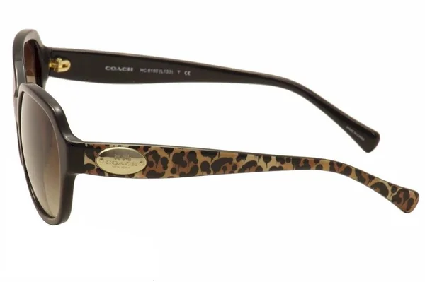 Coach HC8150 Square Sunglasses - 59-16-140, 534213-BLACK/WILD Beast