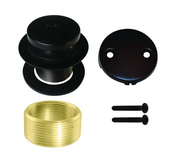 Westbrass D93K-12 Tip-Toe Universal Trim Set with 2 Hole Faceplate, Oil Rubbed Bronze