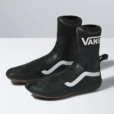 Vans 3mm Surf Boot 2 Hi V (Black/Black) 6.0 Boys \x3d 7.5 Women