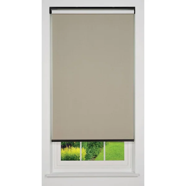 Linen Avenue Cordless Blackout Roller Shade - Taupe 20 W x 78 H