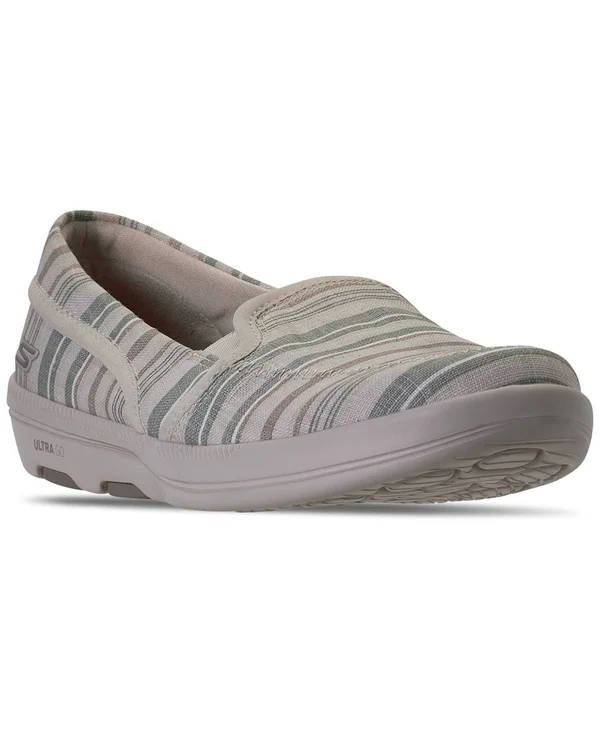 Skechers Women's on The Go Bliss - Resort Athletic Shoes Natural 8.5