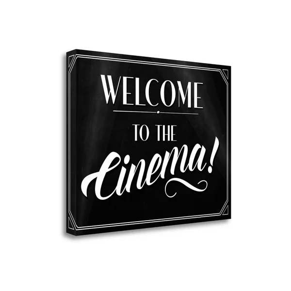 Welcome to The Cinema! by Aubree Perrenoud - 26x22 x 20x22 Fine Art
