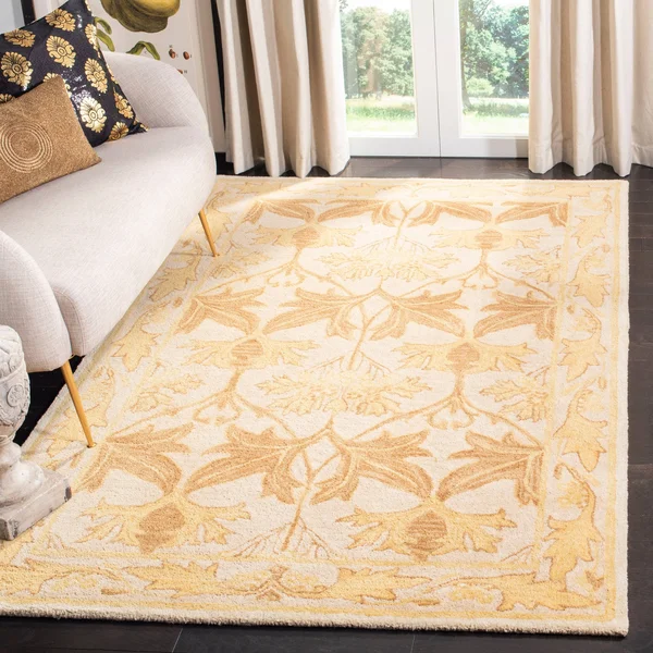 Safavieh Anatolia AN541B Area Rug - Ivory/Gold, Size: 6 x 9 ft.