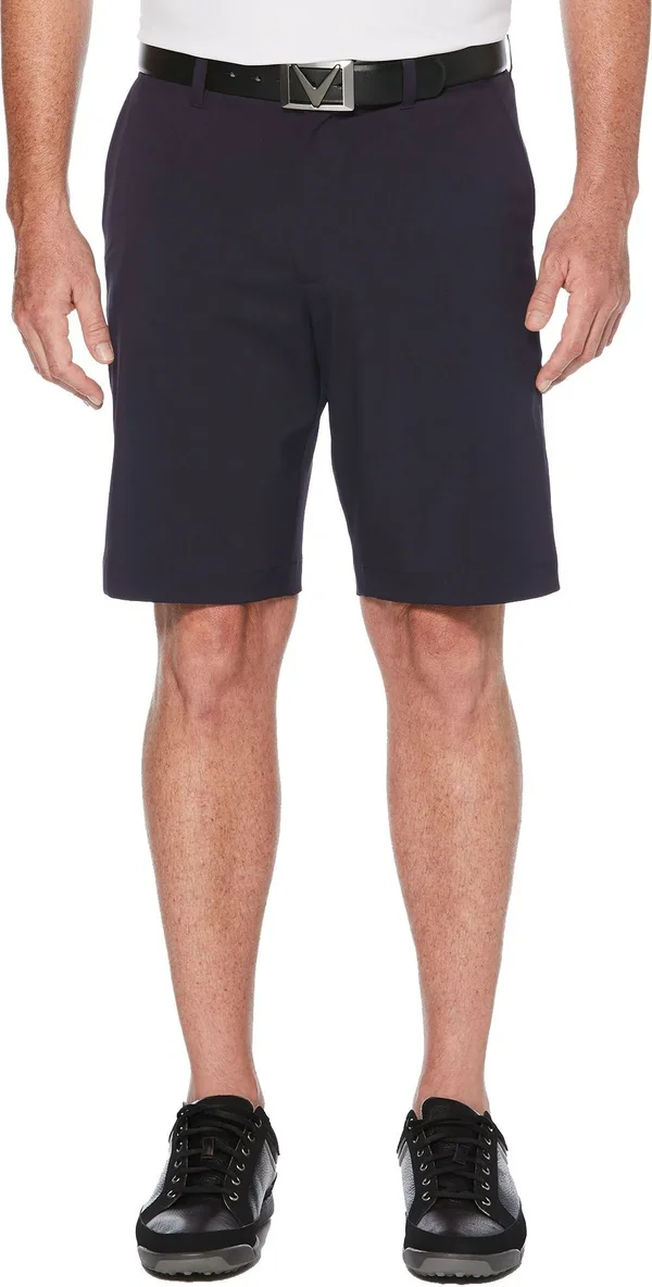 Callaway Classic Flat-Front 10 Inseam Golf Shorts, Mens, 30, Night Sky
